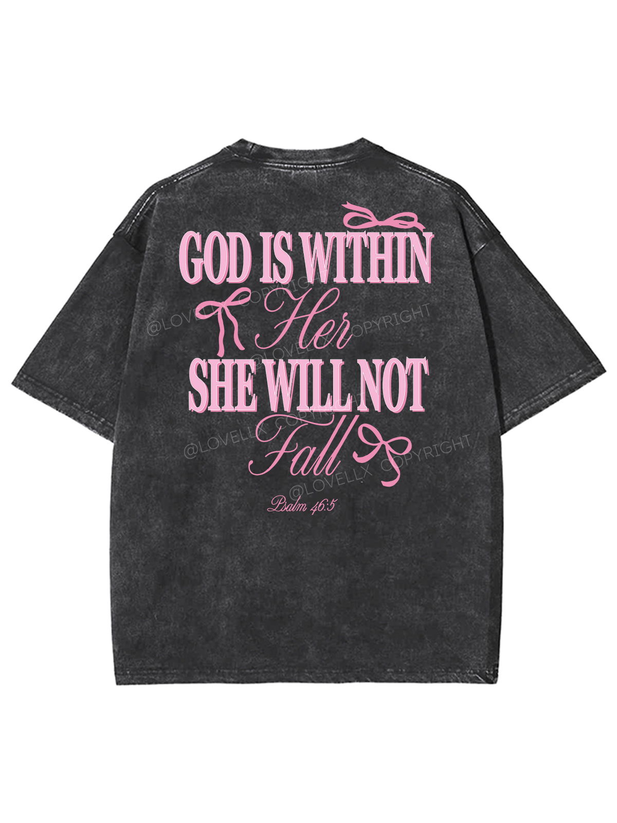 God Is Within Her Unisex Washed T-Shirt