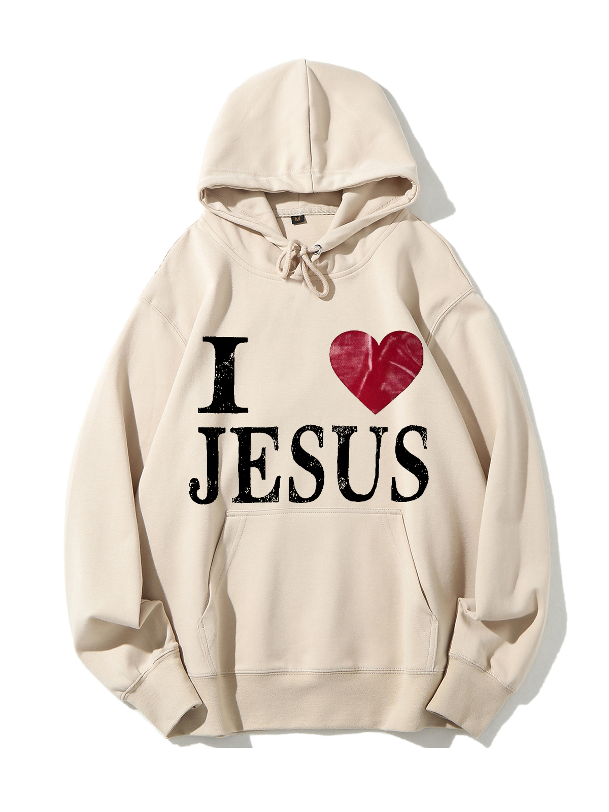 I Love Jesus Unisex Drawstring Hoodie