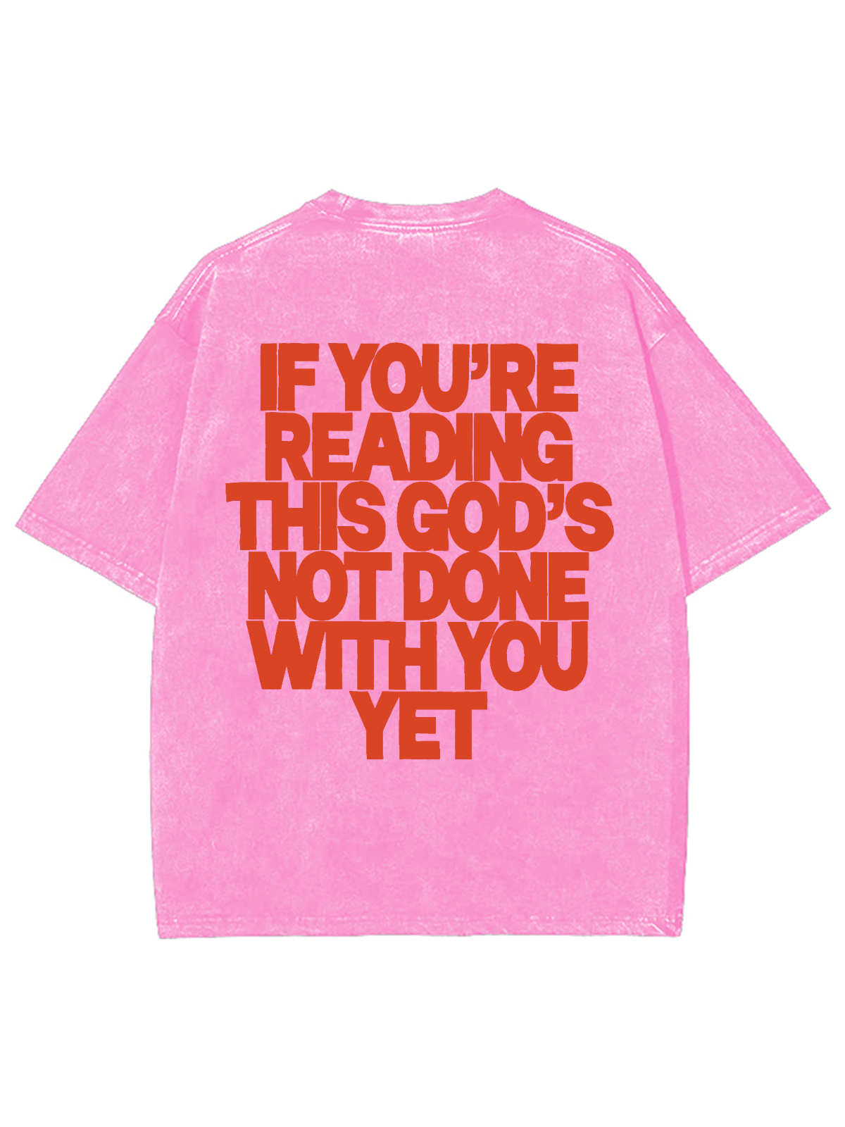 If You Are Reading This Unisex Washed T-Shirt