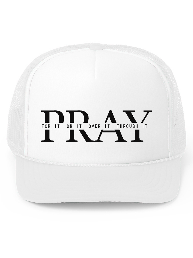 Pray Unisex Cotton Mesh Baseball Cap-LOVELLX