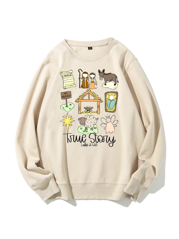 True Story Unisex Cotton Sweatshirt