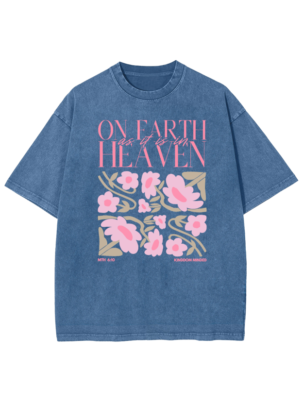 On Faith Unisex Washed T-Shirt