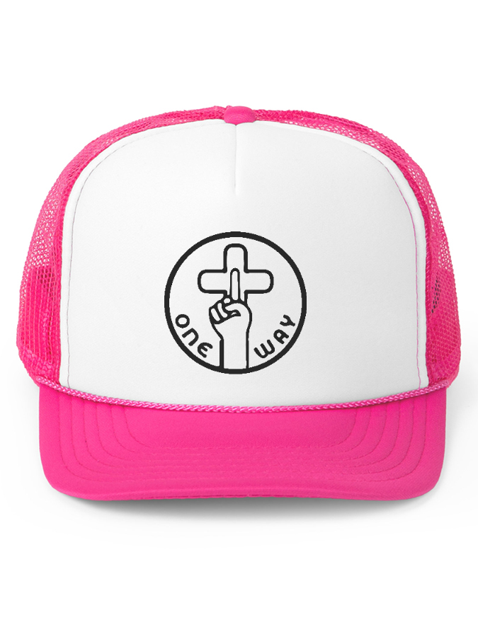 One Way Unisex Mesh Baseball Cap-LOVELLX
