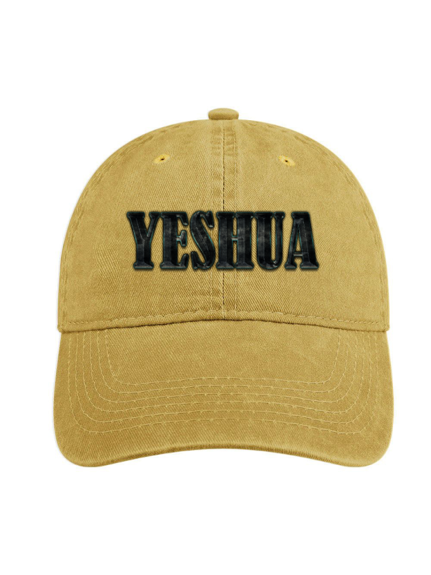 Yeshua Unisex Washed Baseball Cap-LOVELLX