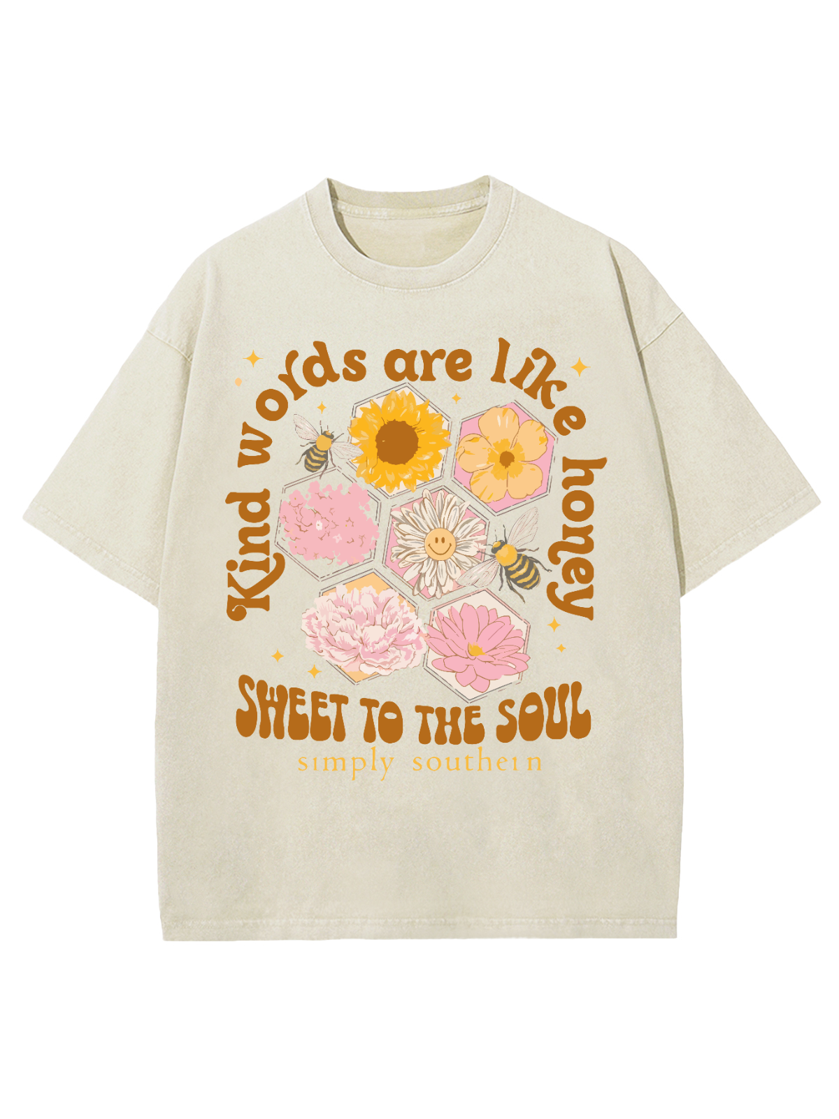 King Words Are Like Honey Unisex Washed T-Shirt