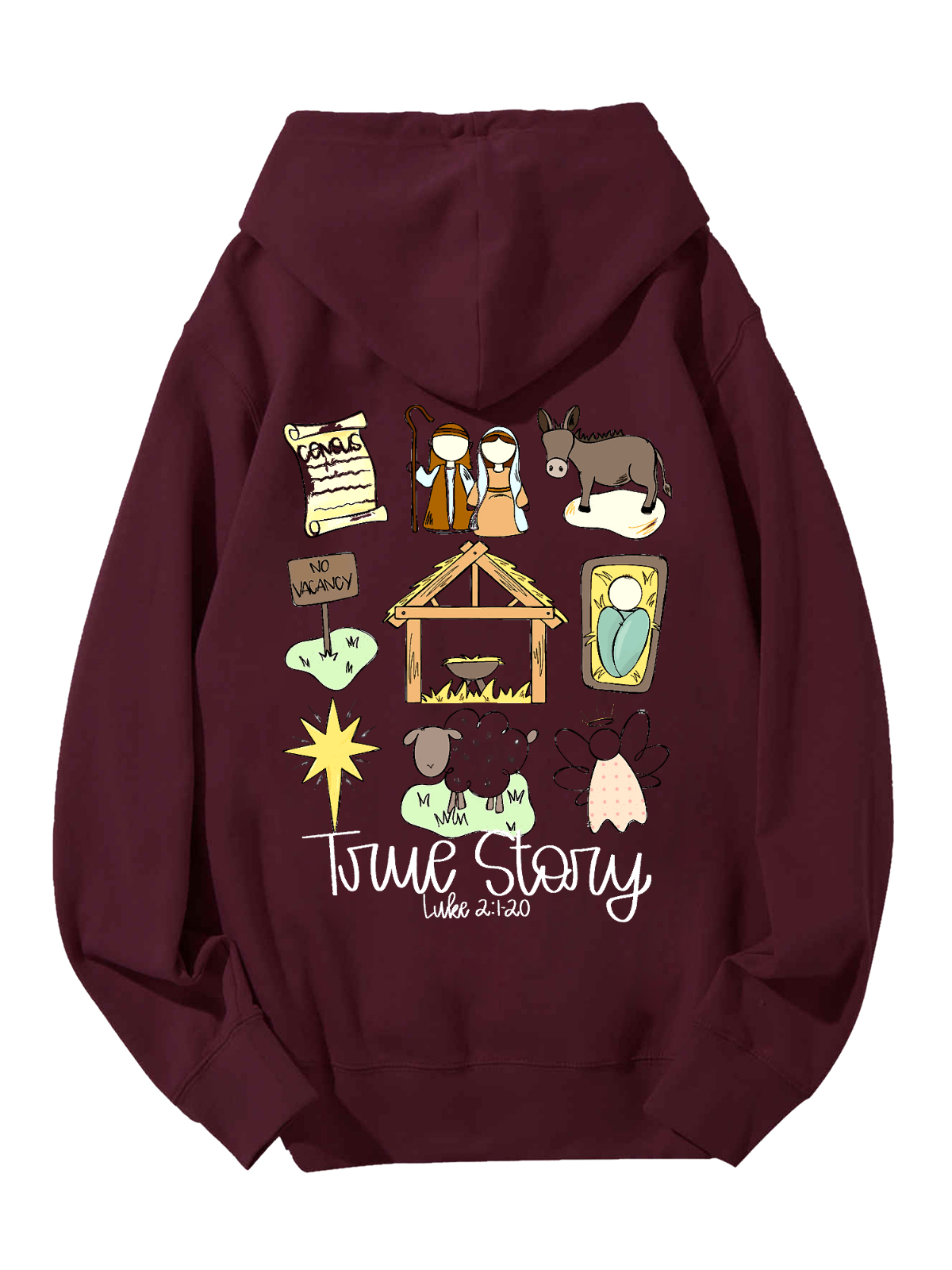 True Story Unisex Cotton Drawstring Hoodie