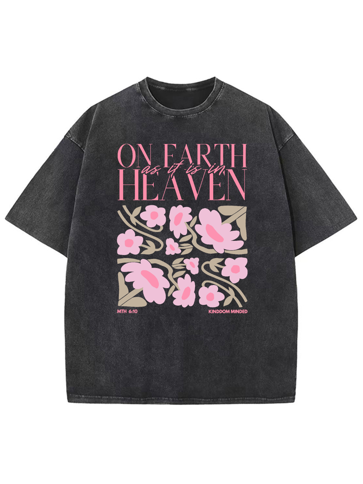 On Faith Unisex Washed T-Shirt