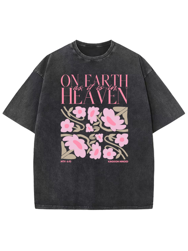 On Faith Unisex Washed T-Shirt