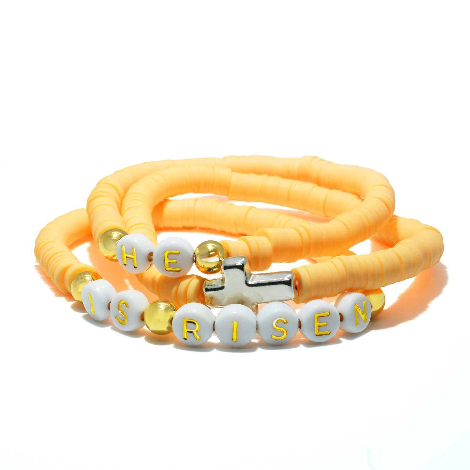 Handmade Christian Quote Beaded Bracelet