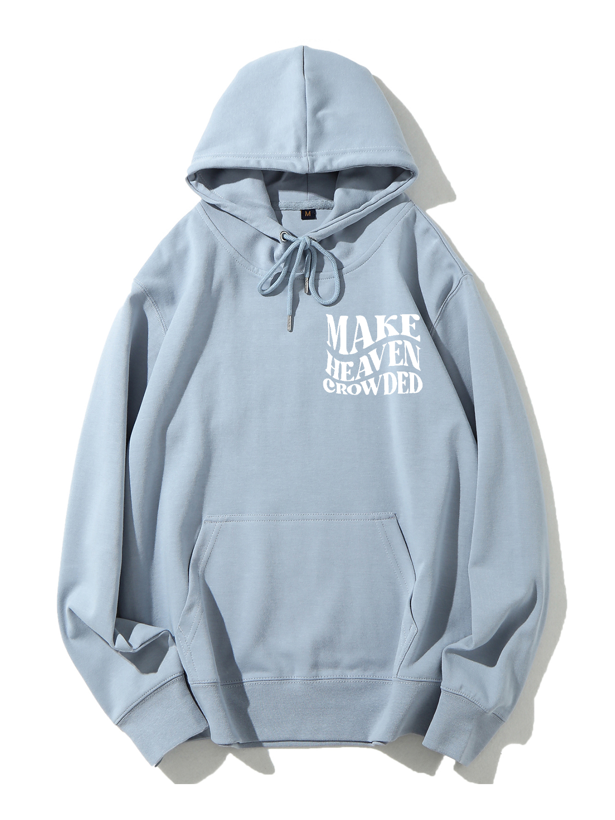 Make Heaven Crowded Unisex Cotton Drawstring Hoodie