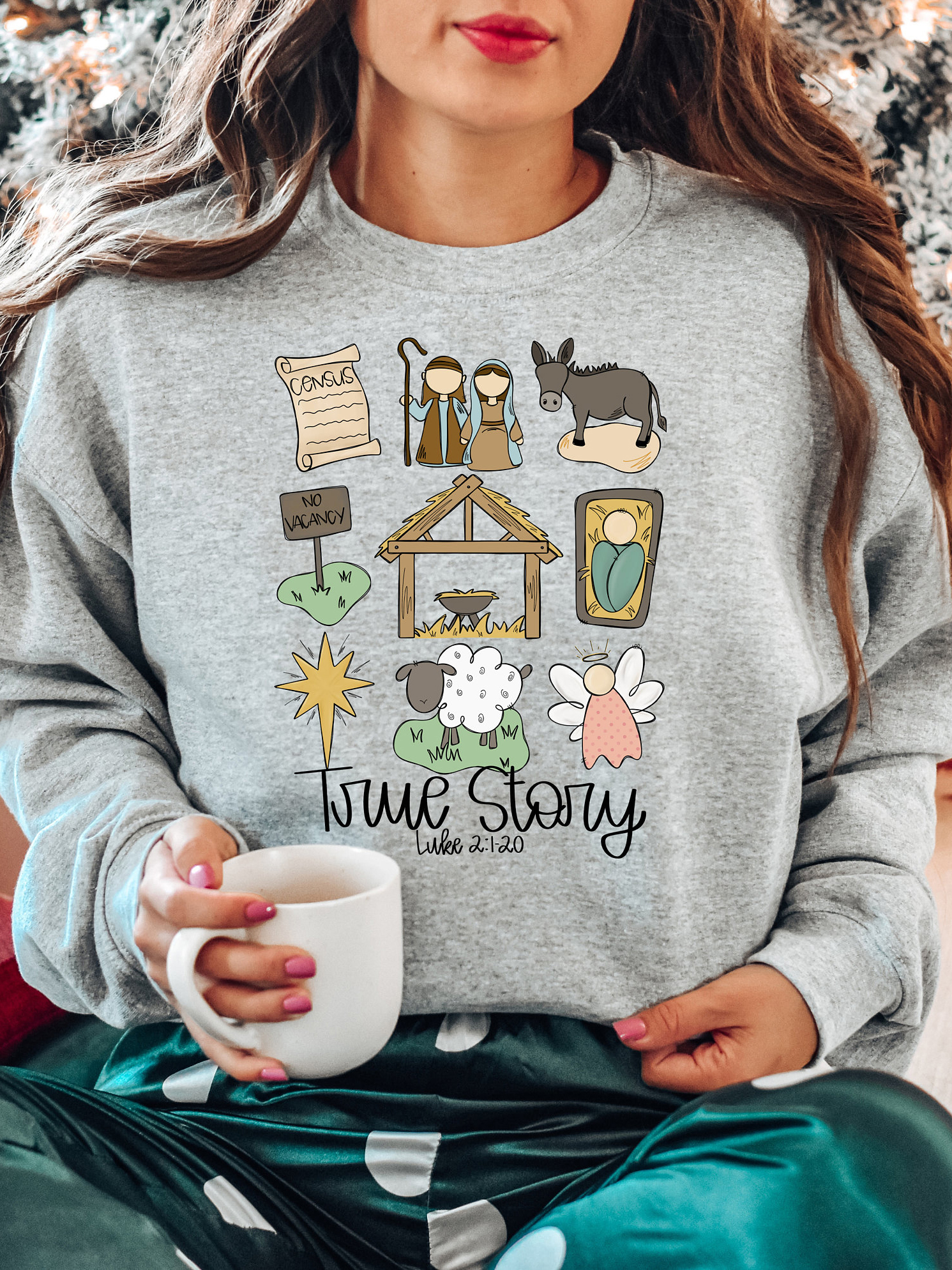 True Story Unisex Cotton Sweatshirt