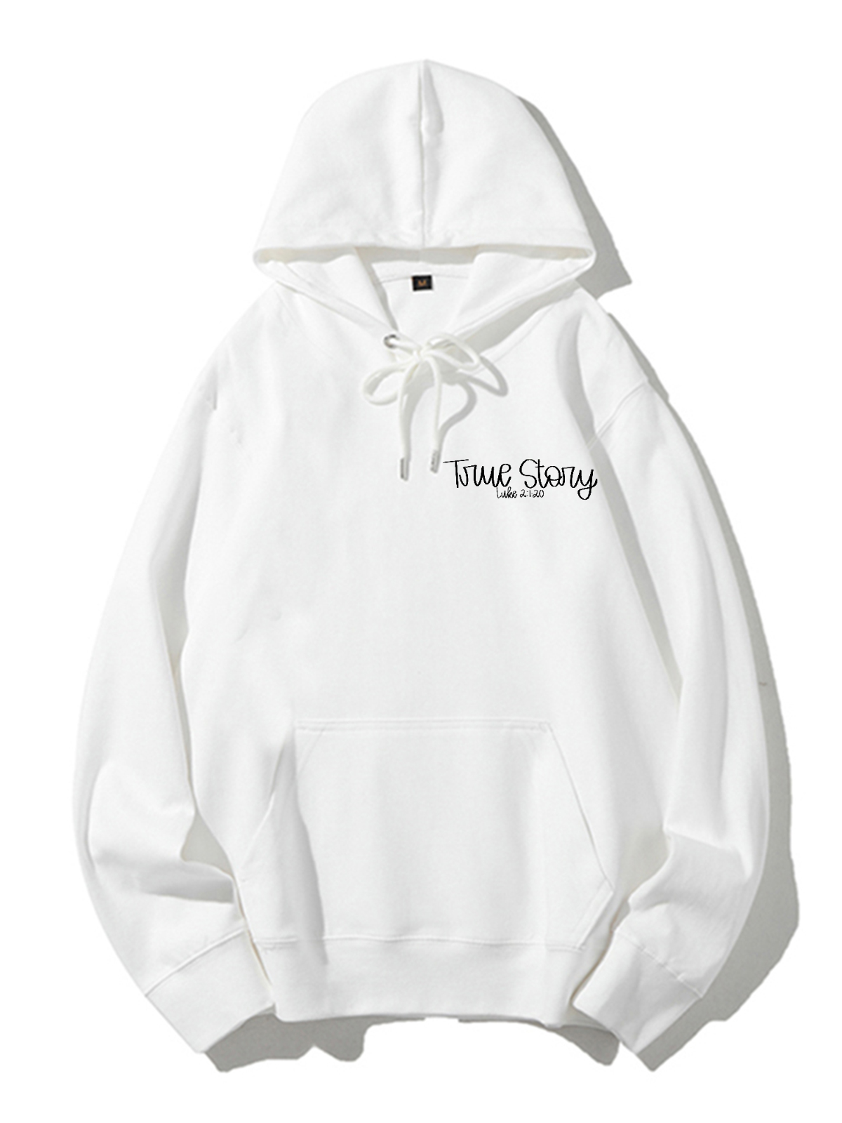 True Story Unisex Cotton Drawstring Hoodie