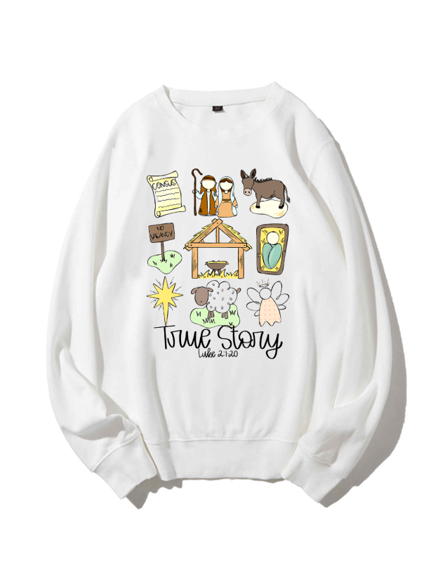 True Story Unisex Cotton Sweatshirt