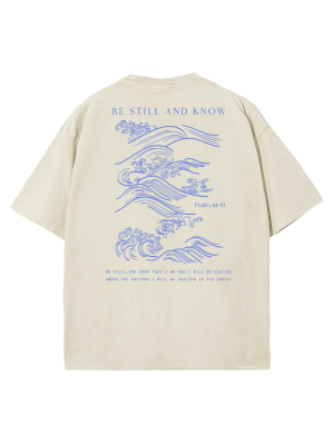Be Still And Know Unisex Washed T-Shirt