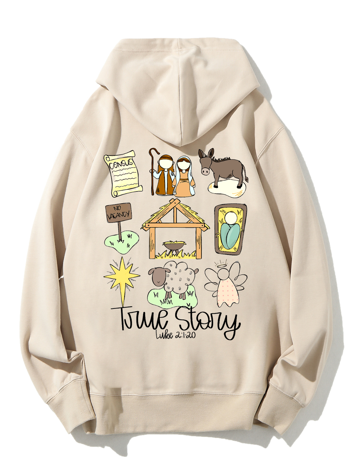 True Story Unisex Cotton Drawstring Hoodie