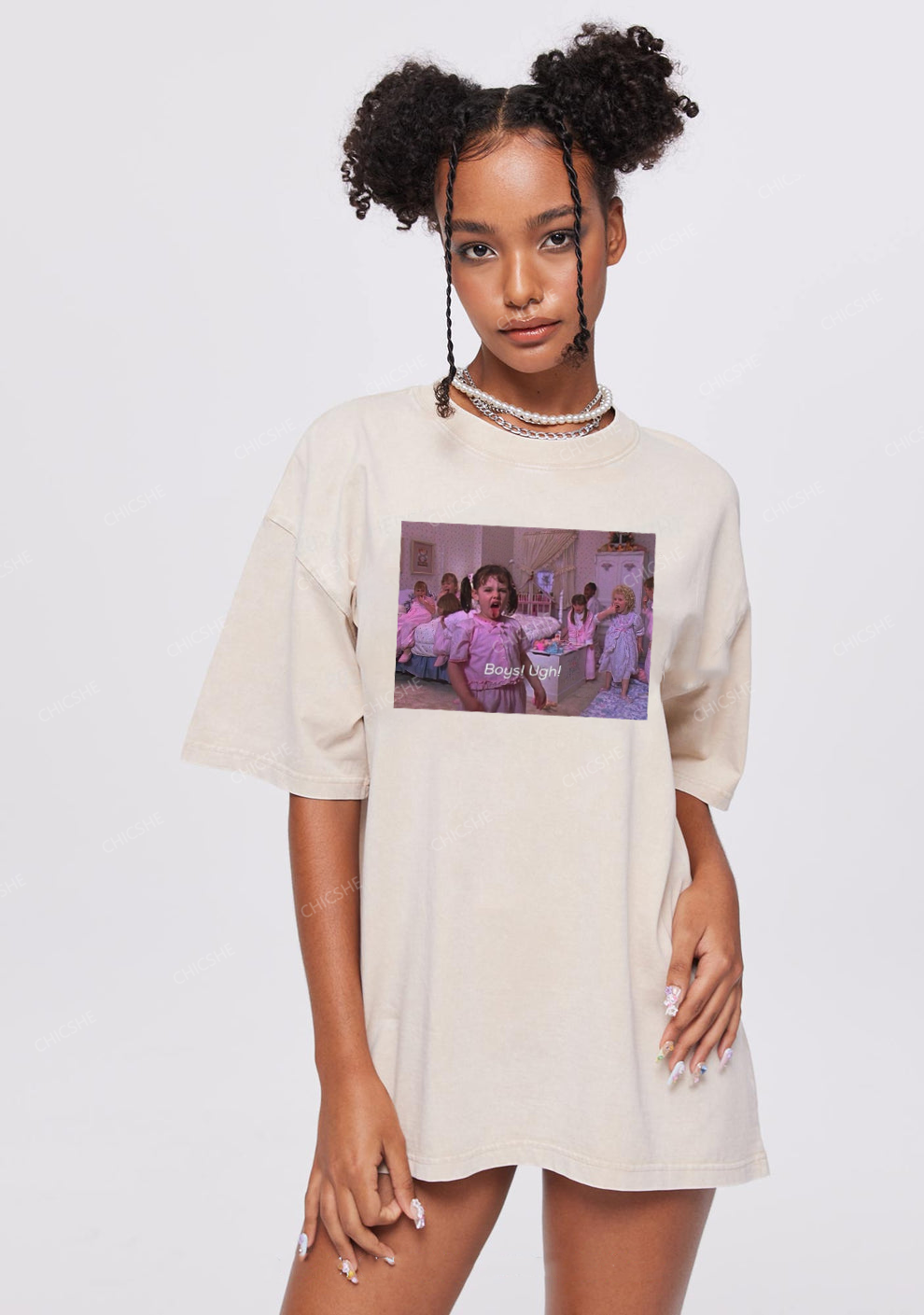 Boys Ugh Y2K Washed Tee Chicshe