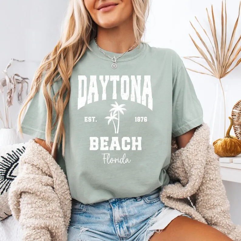 Daytona Beach Tee Shirt Spring Break Beach Tee Beach Vacation T-shirt