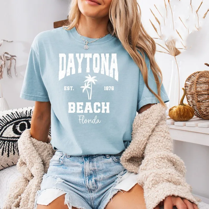 Daytona Beach Tee Shirt Spring Break Beach Tee Beach Vacation T-shirt