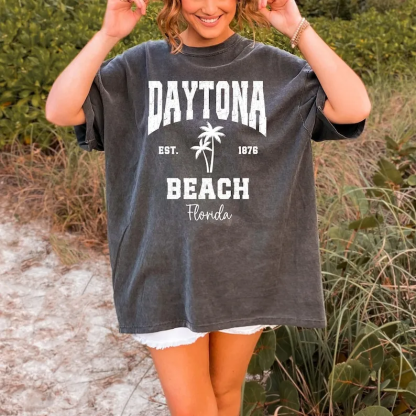 Daytona Beach Tee Shirt Spring Break Beach Tee Beach Vacation T-shirt