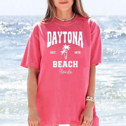 Daytona Beach Tee Shirt Spring Break Beach Tee Beach Vacation T-shirt