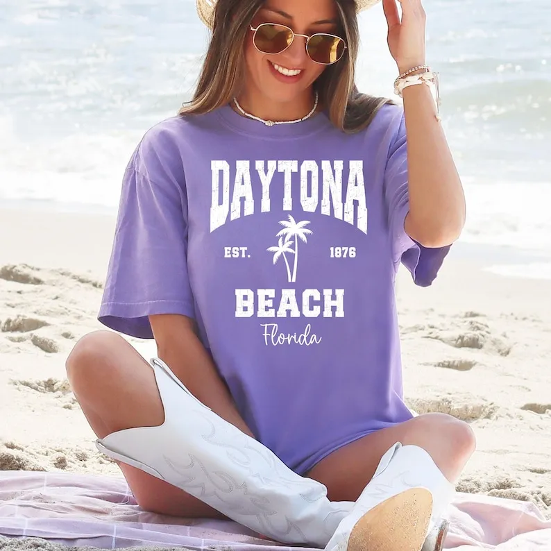 Daytona Beach Tee Shirt Spring Break Beach Tee Beach Vacation T-shirt