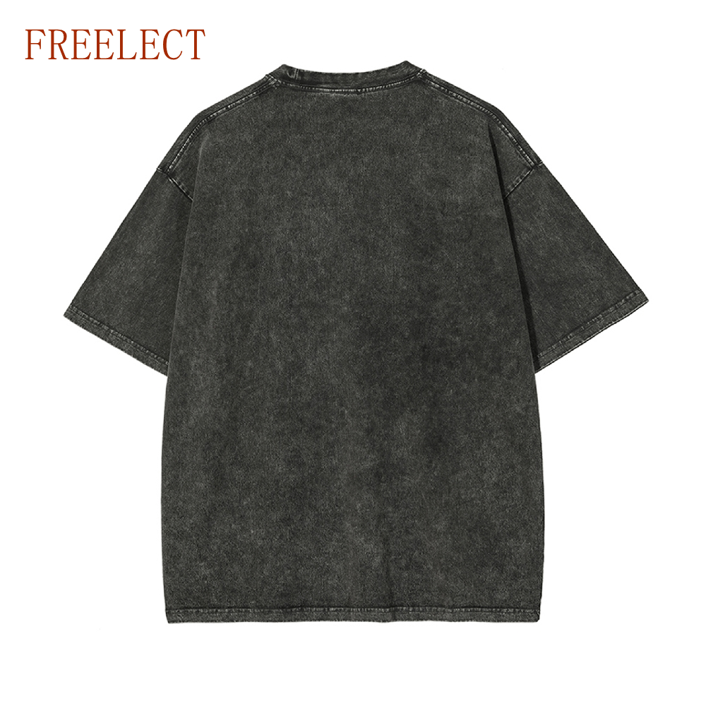 Washed Denim  Blank Heavyweight Tee Unisex Freelect