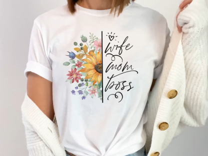 Wife Mom Boss Shirt