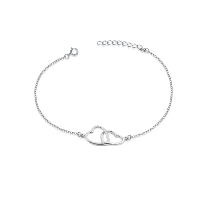 Fashion Heart to Heart Bracelet