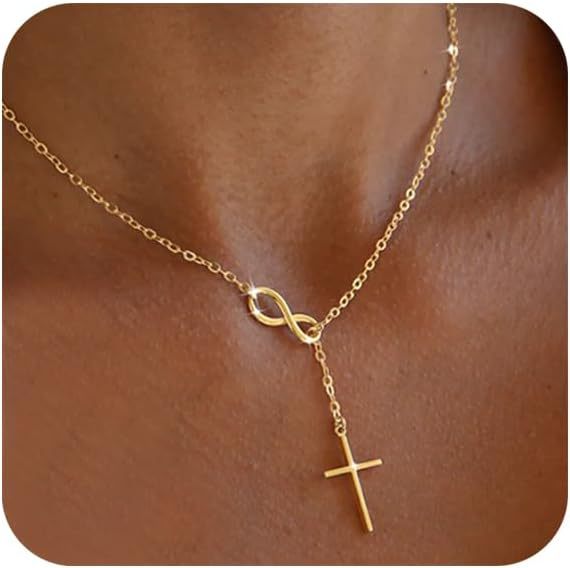 Mobius Strip Cross Necklace