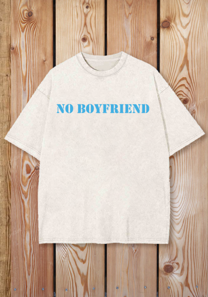Chicshe No Boyfriend Y2K Shirts Washed Tee