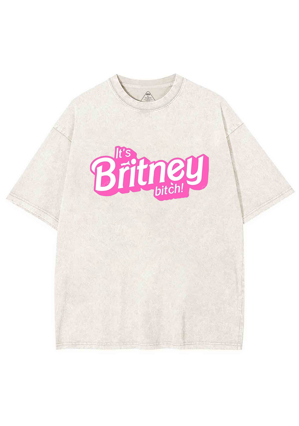 It's Britney Bixch Y2K Washed Tee Chicshe