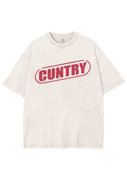 Cuntry Y2K Washed Tee Chicshe