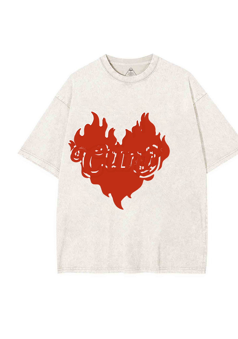 Cxxt Devil Y2K Valentine's Day Washed Tee Chicshe