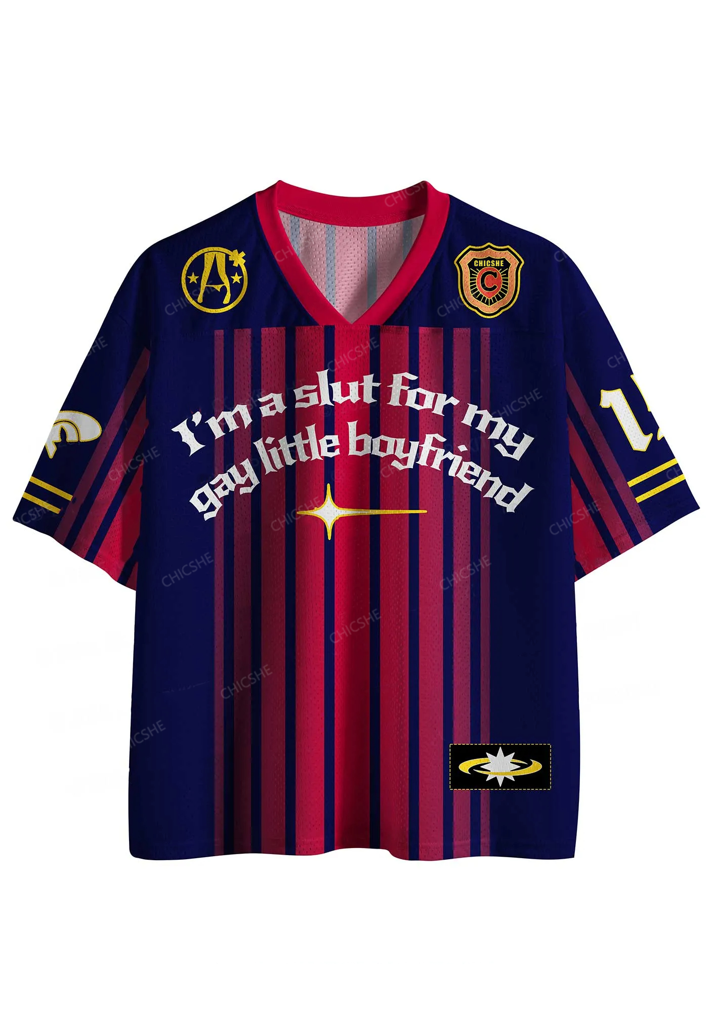 Custom Slxt For My Gay BF Y2K Sport Jersey Shirts Chicshe