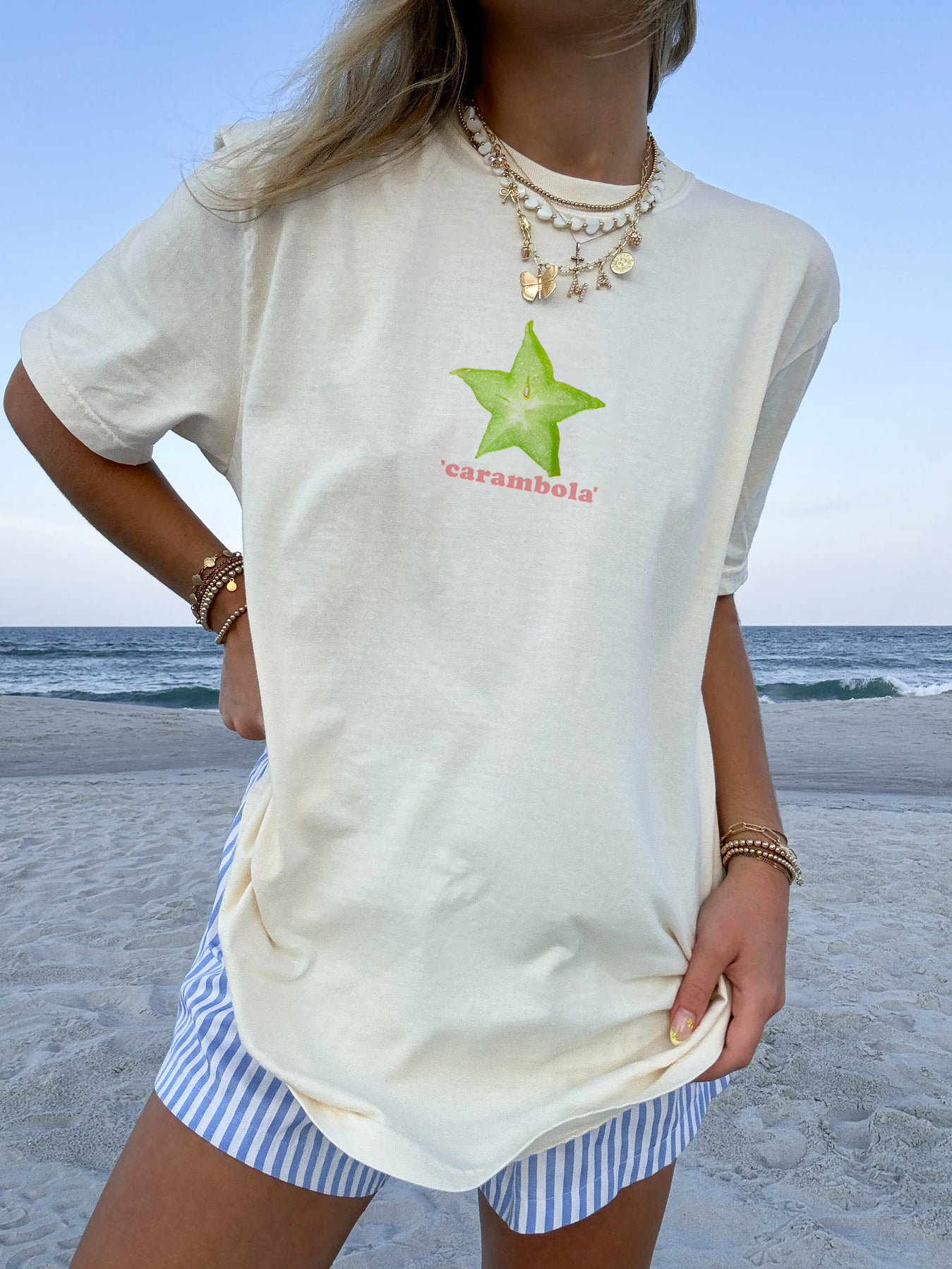 Carambola Print T-Shirt