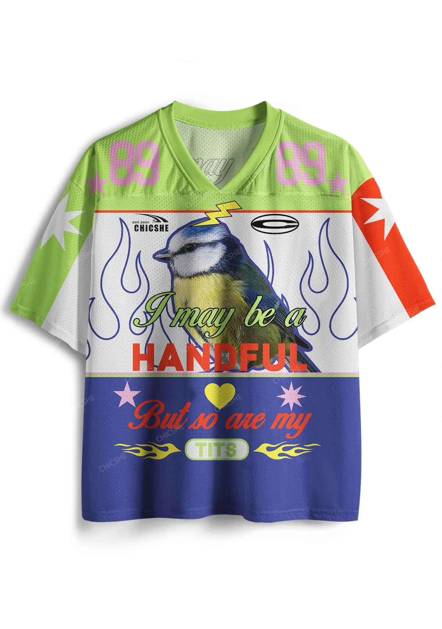 Custom Be A Handful Y2K Sport Jersey Shirts Cherrykitten