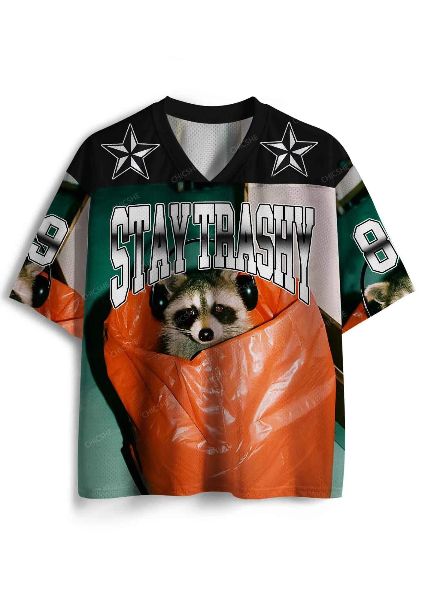 Custom Stay Trashy Y2K Sport Jersey Shirts Chicshe