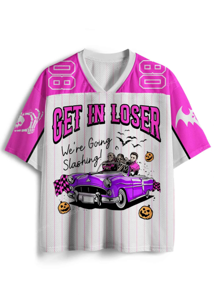 Halloween Custom White Going Slashing Y2K Sport Jersey Shirts Chicshe