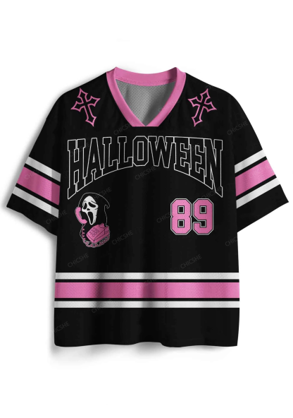 Halloween Custom Horror Call Y2K Sport Jersey Shirts Chicshe