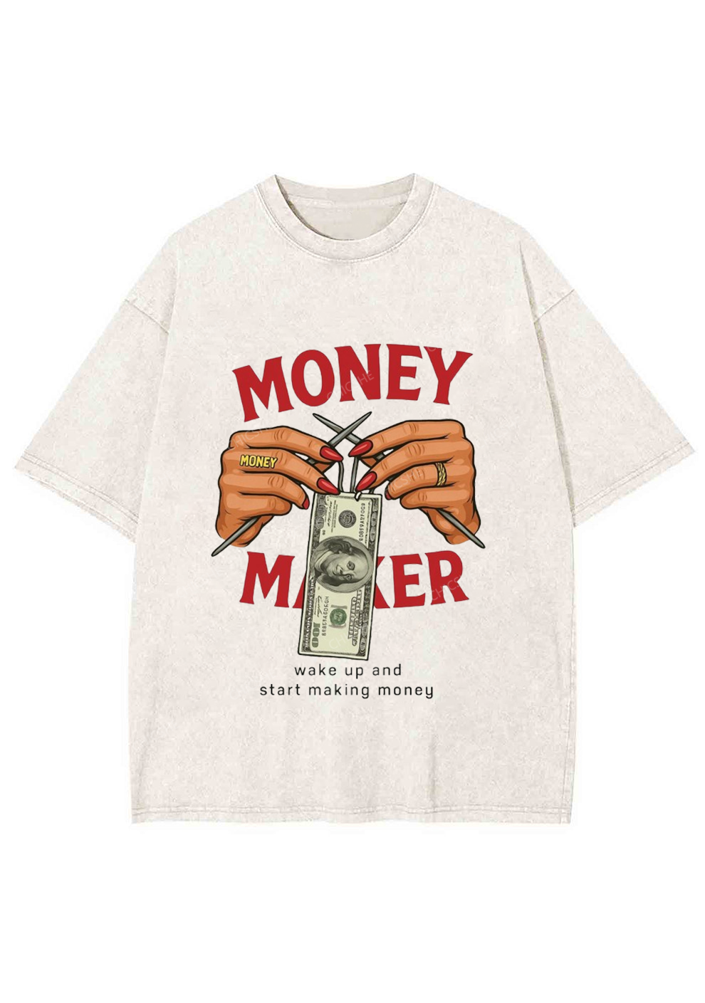 Chicshe Make Money Shirts Washed Tee