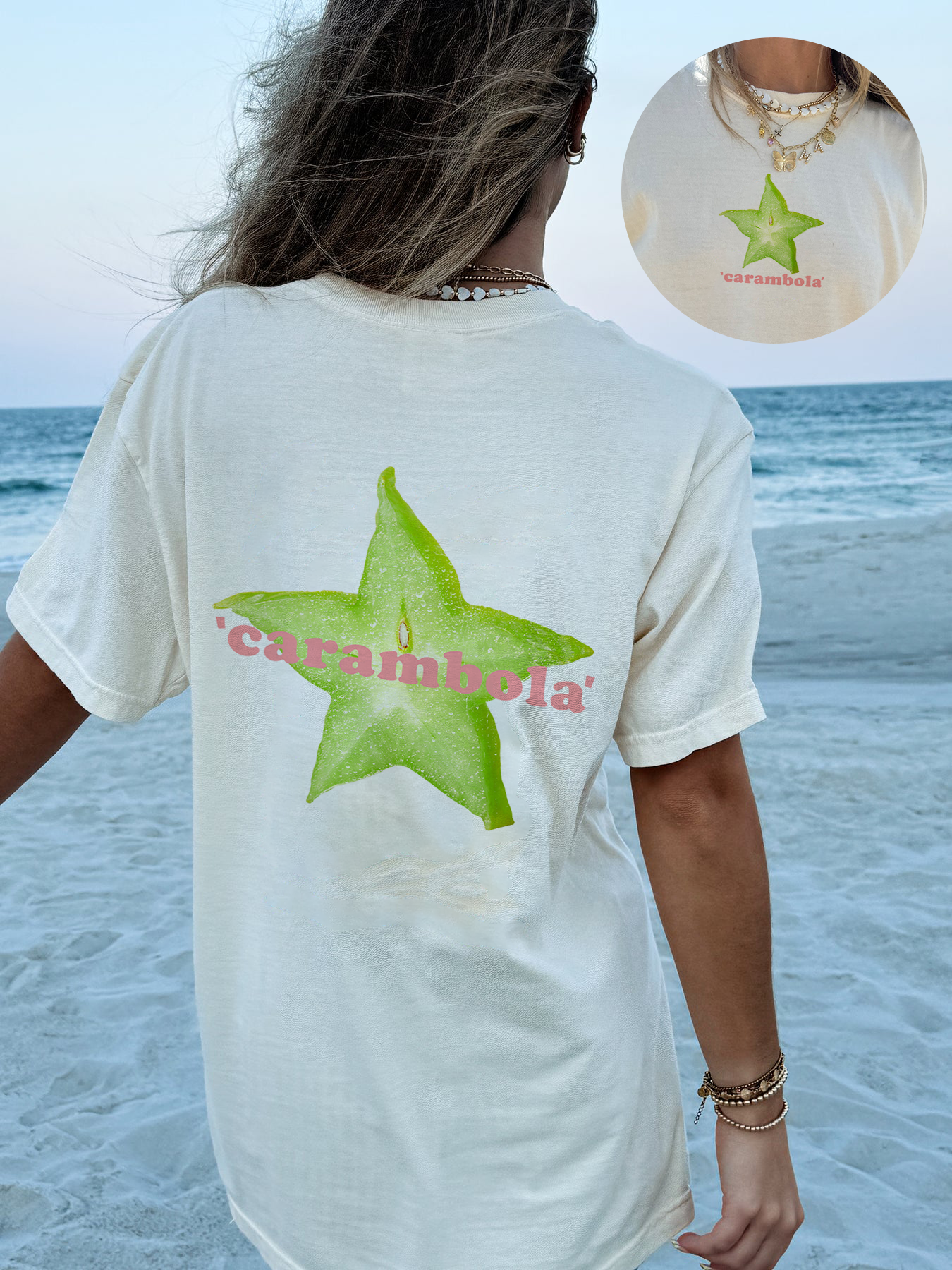Carambola Print T-Shirt