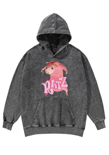 Pink Ratz Y2K Washed Hoodie Chicshe