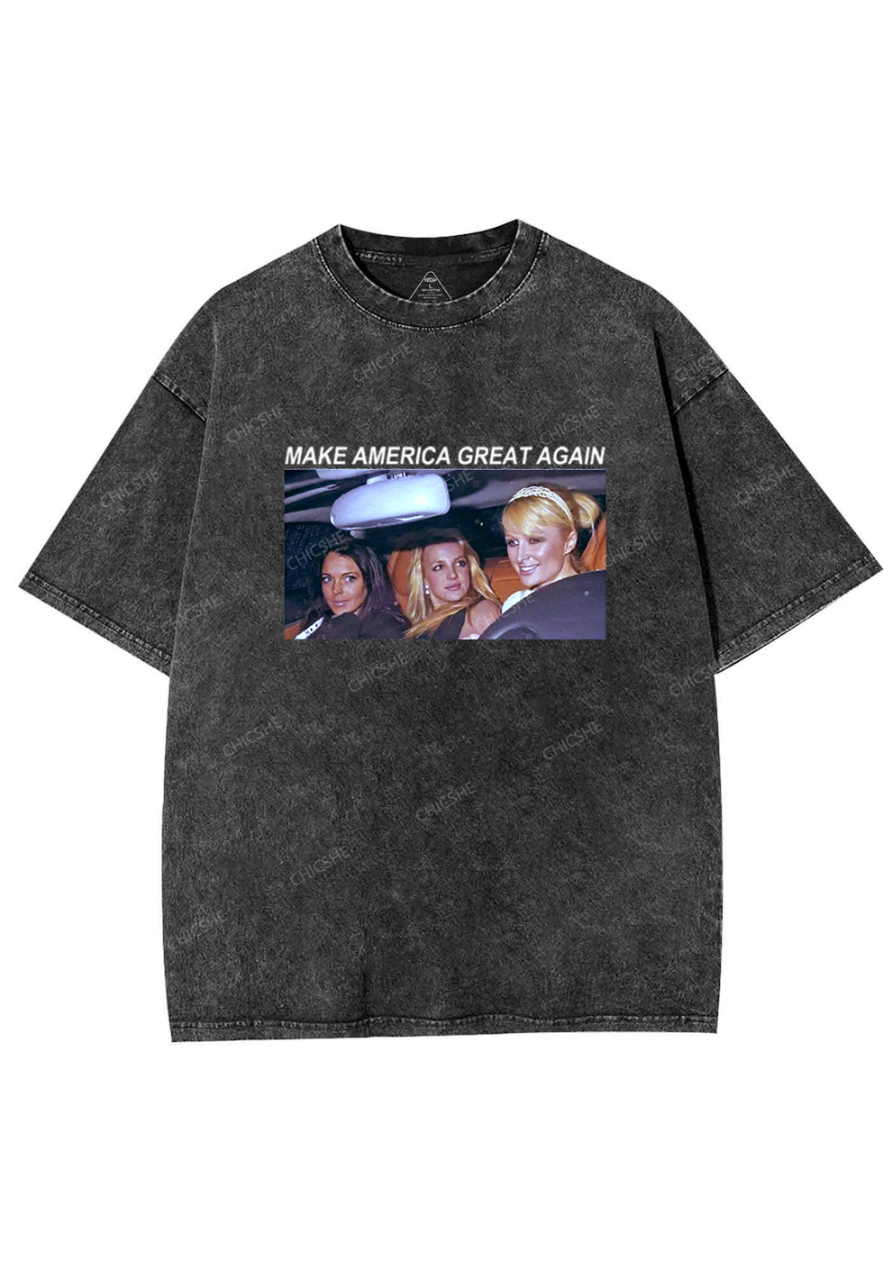 Make America Great Again Y2K Washed Tee Chicshe