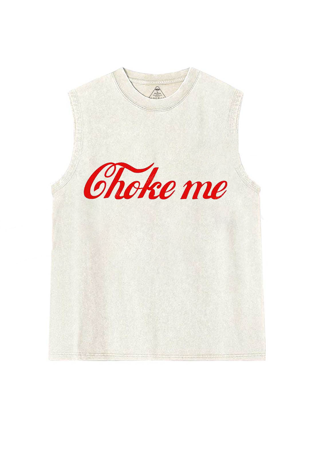 Choke Me Y2K Washed Tank Chicshe
