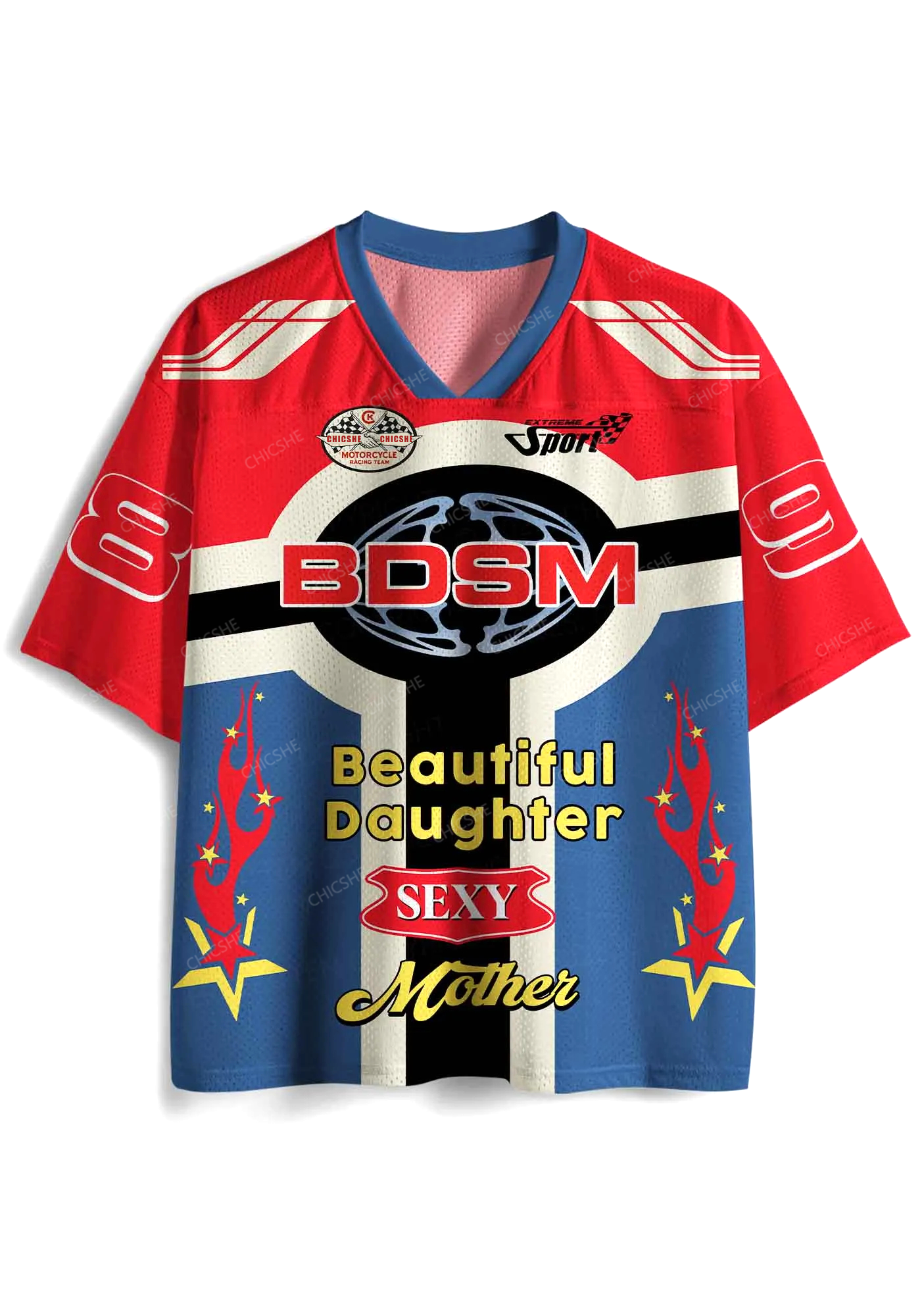Custom BDSM Daughter Mother Y2K Sport Jersey Shirts Chicshe