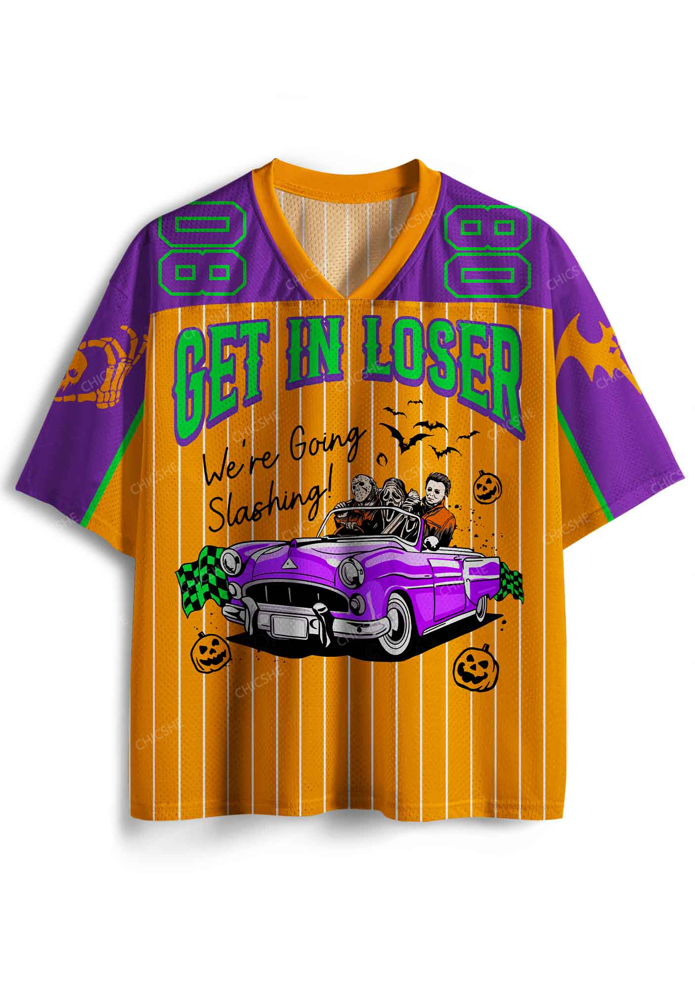 Halloween Custom Get In Loser Y2K Sport Jersey Shirts Chicshe