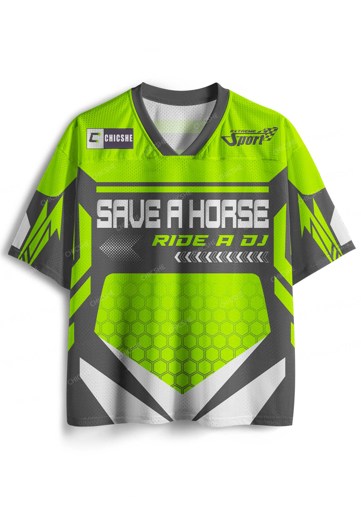 Custom Green Ride A DJ Y2K Sport Jersey Shirts Cherrykitten