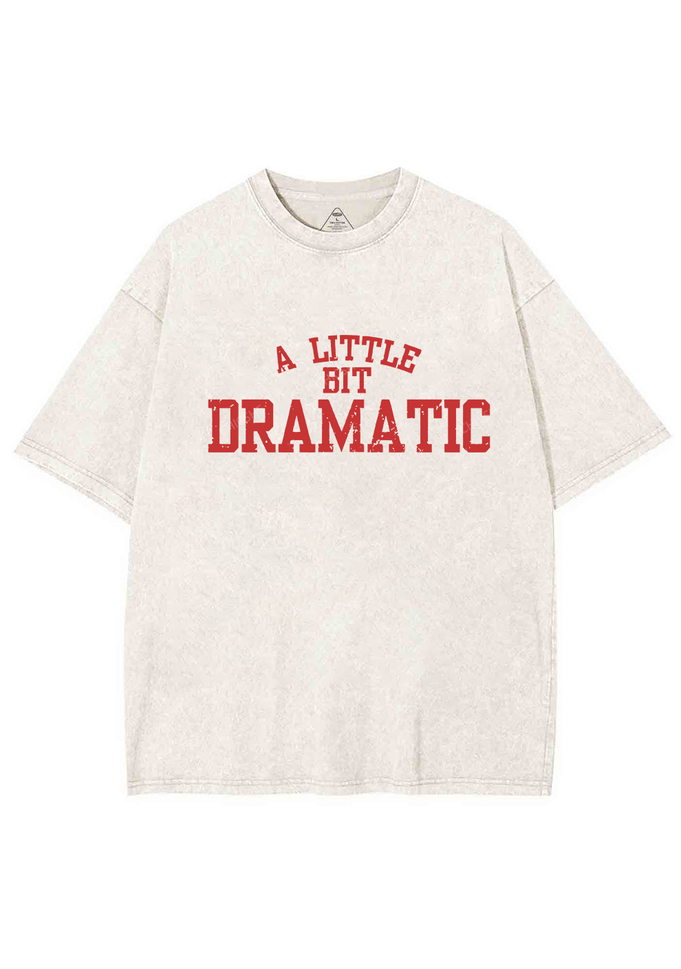 A Little Bit Dramatic Y2K Washed Tee Chicshe