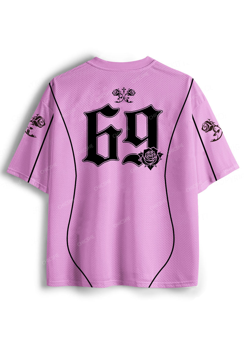 Custom Lesbian Princess Rose Pride Y2K Sport Jersey Shirts Chicshe