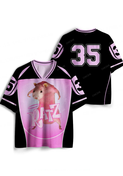 Custom Black Ratz Y2K Sport Jersey Shirts Chicshe